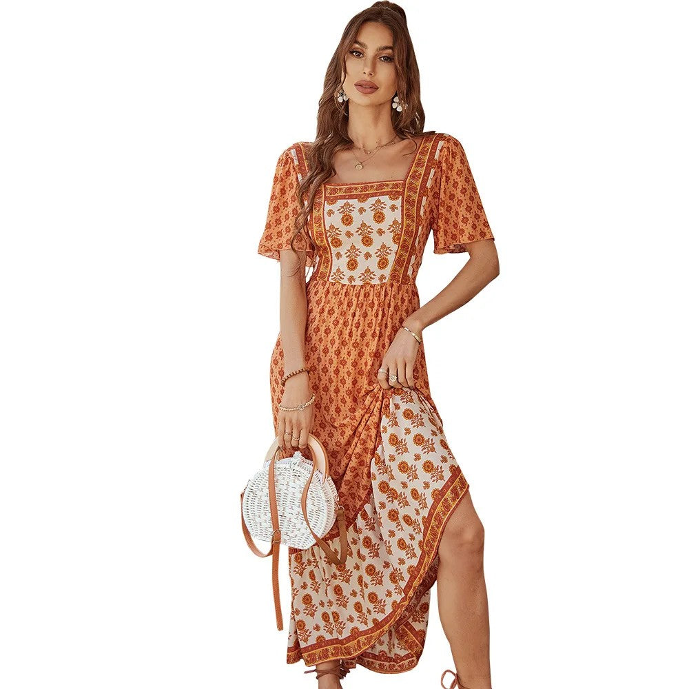 Salina Cotton Print Dress