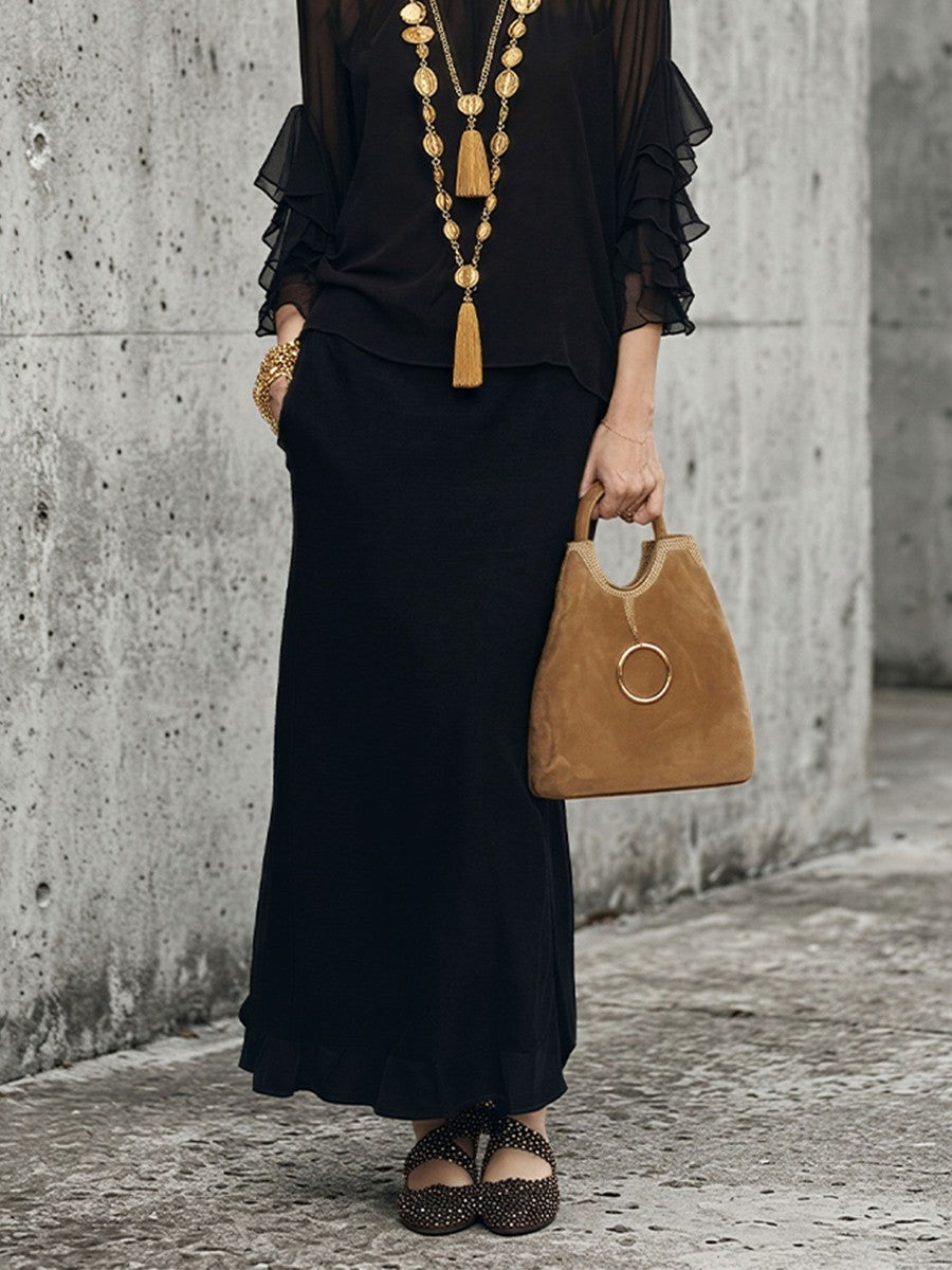 Santorini Ruffle Layered Set