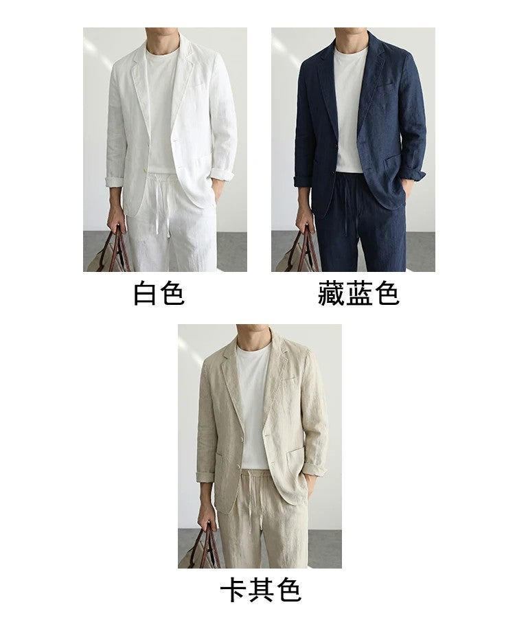 Bormio Linen Suit Jacket