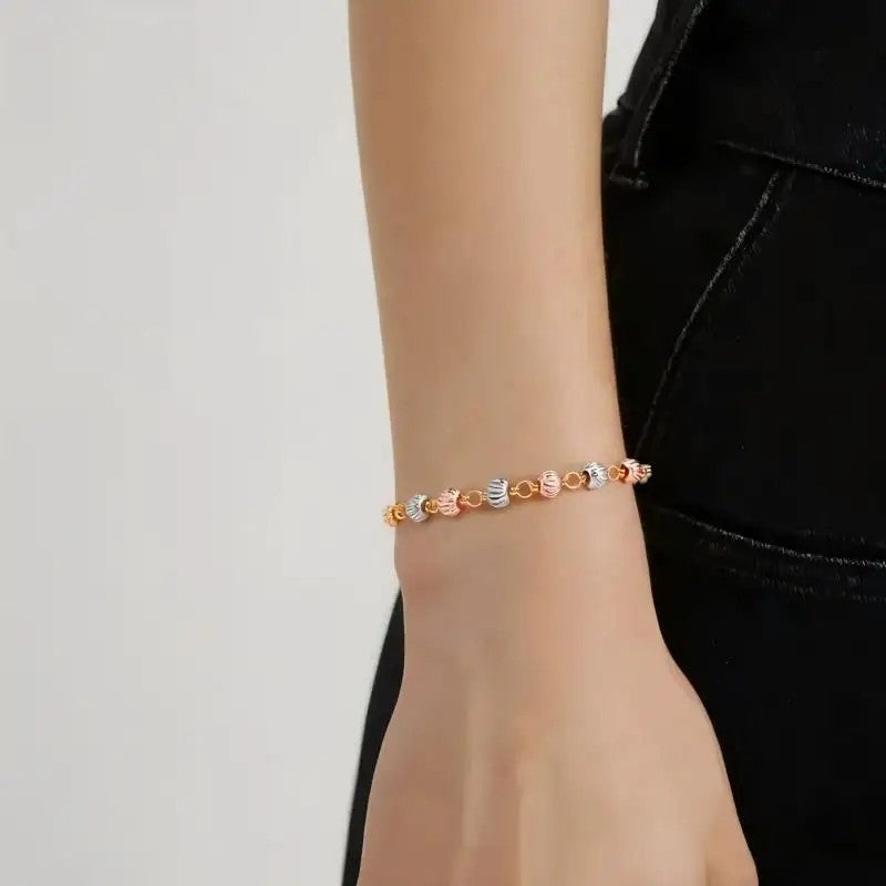 Capri Triple Beaded Bracelet