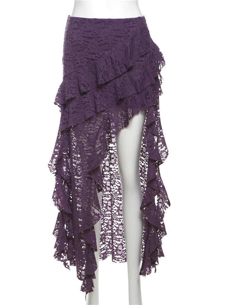Seraph Ruffle Hem Skirt