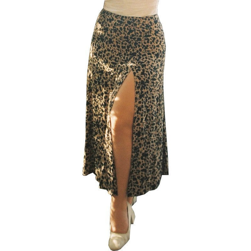 Marbella Floral Midi Skirt - Ocelot Print