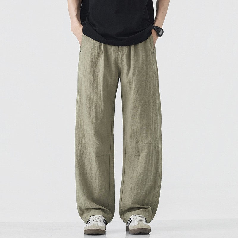 Nantes Wide Leg Trousers - Khaki