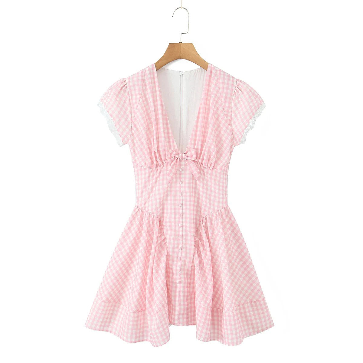 Pesaro Plaid Corset Mini Dress