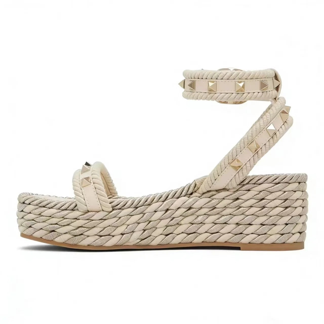 Pescara Studded Wedge Sandals