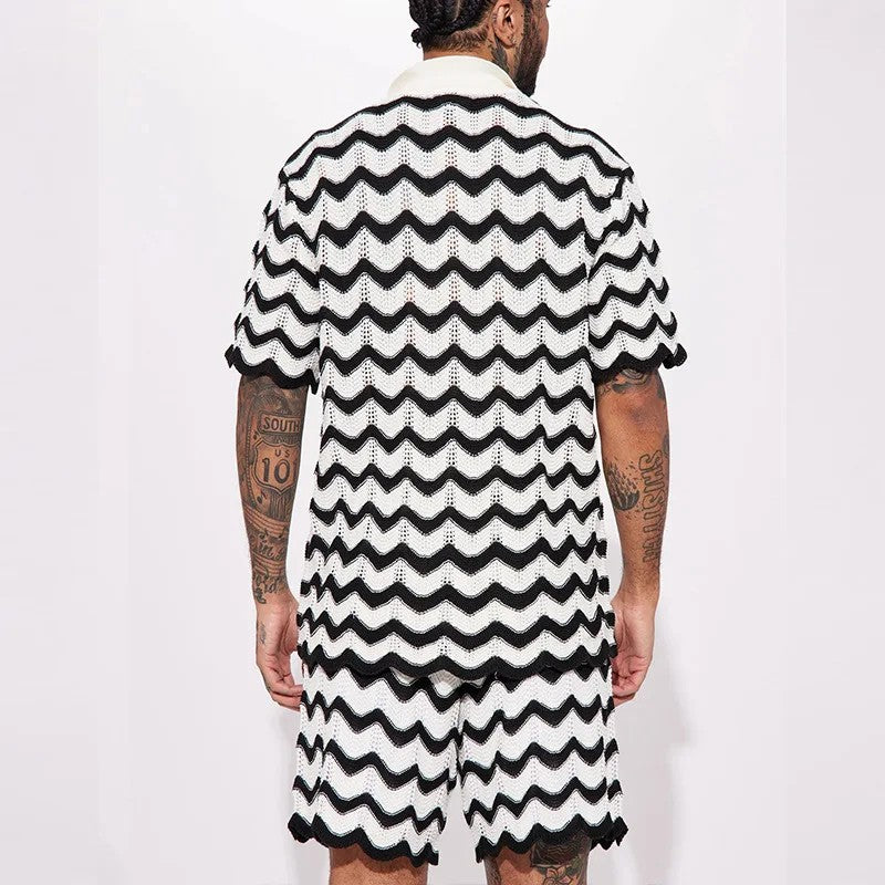 Verano Knitted Polo Set