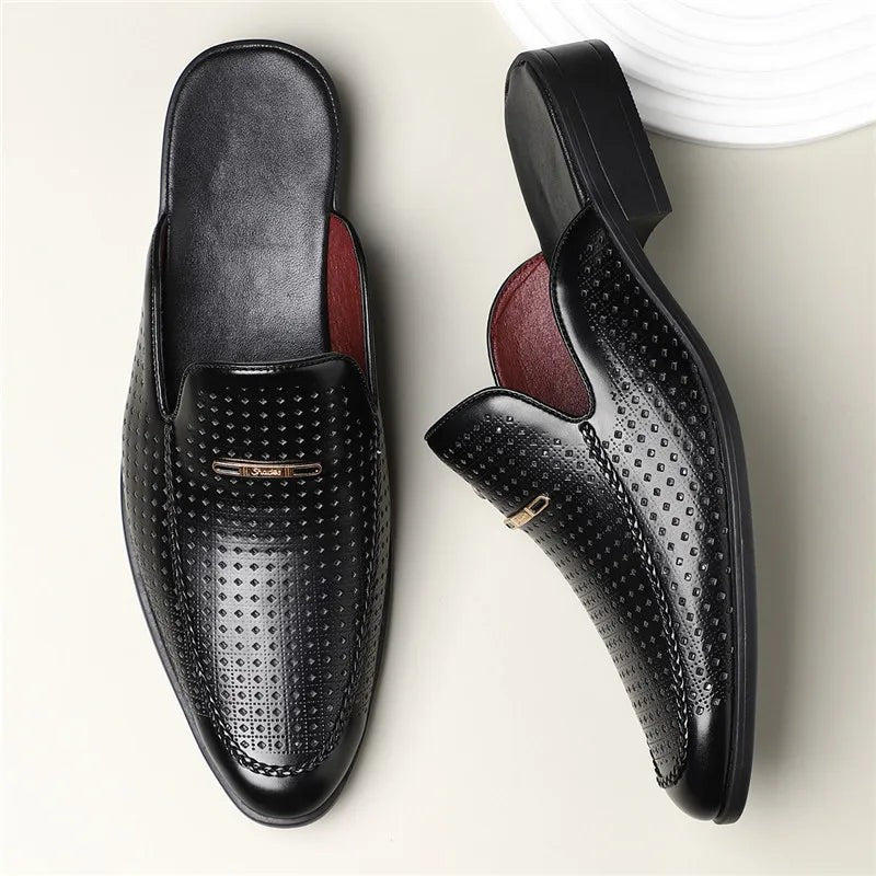 Verano Leather Slides