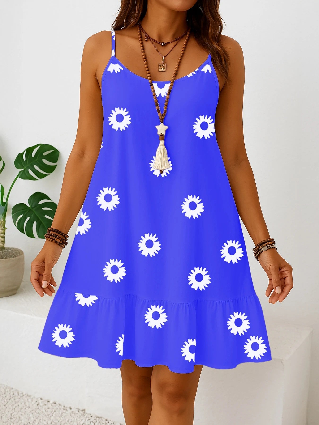 Verona Floral Sundress - Midnight Navy