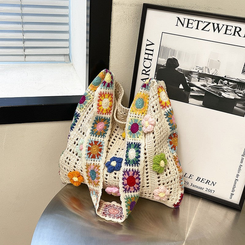 Sabina Floral Woven Bag