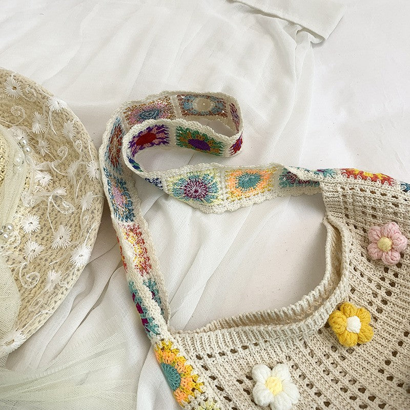 Sabina Floral Woven Bag