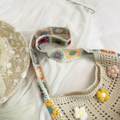 Sabina Floral Woven Bag