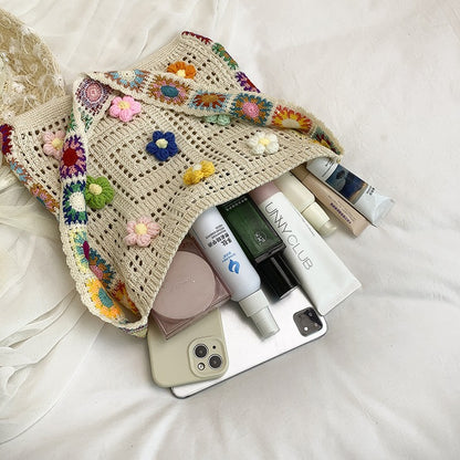Sabina Floral Woven Bag