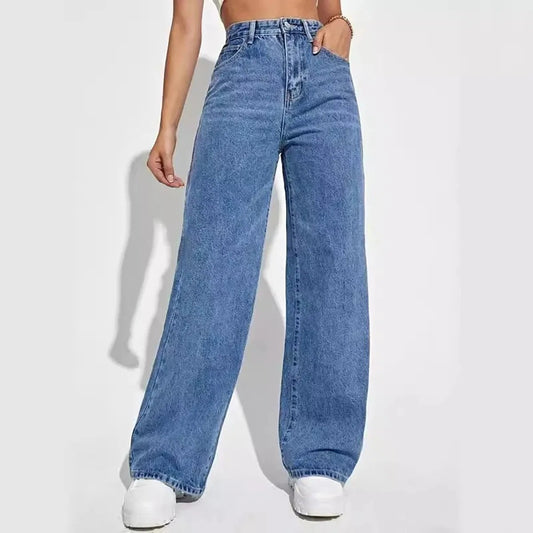 Adria Baggy Straight Jeans