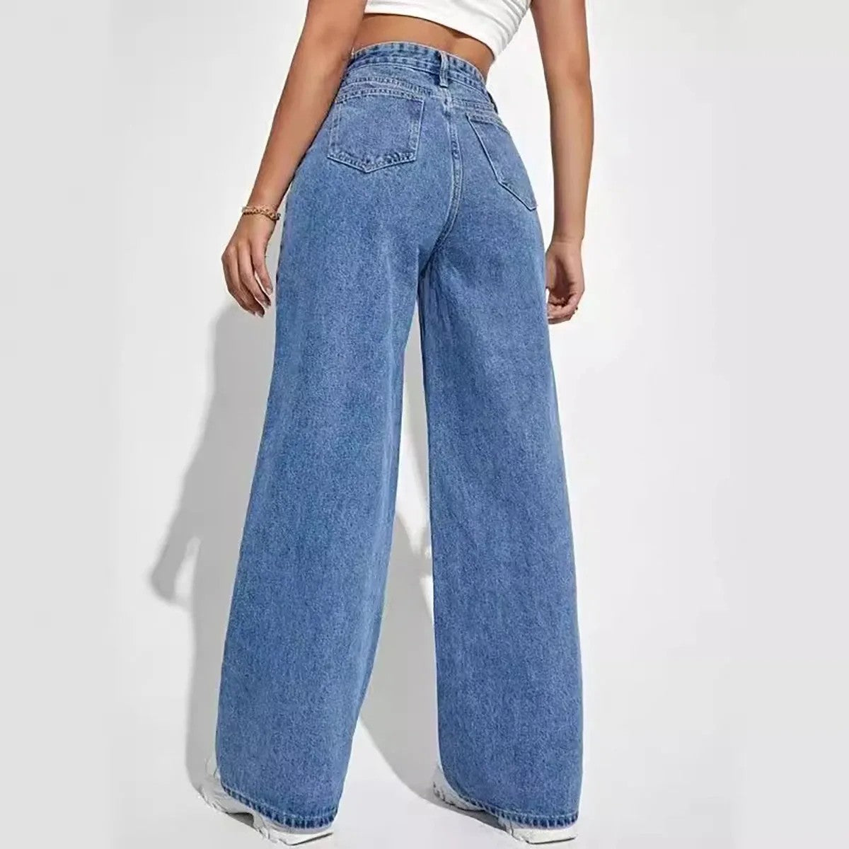 Adria Baggy Straight Jeans