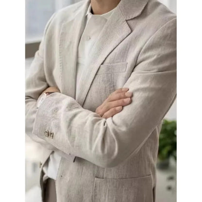 Aerio Linen Summer Blazer