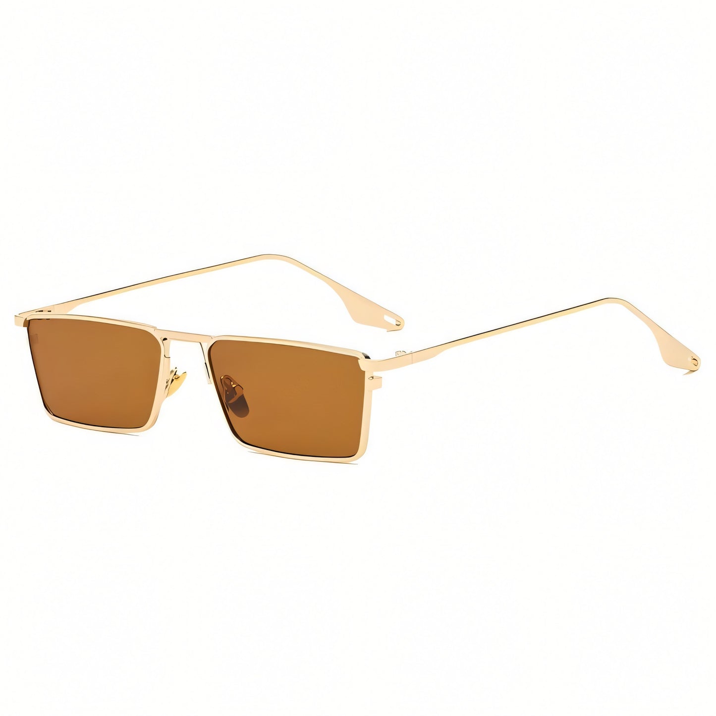 Aethel Square Frame Sunglasses - Amber