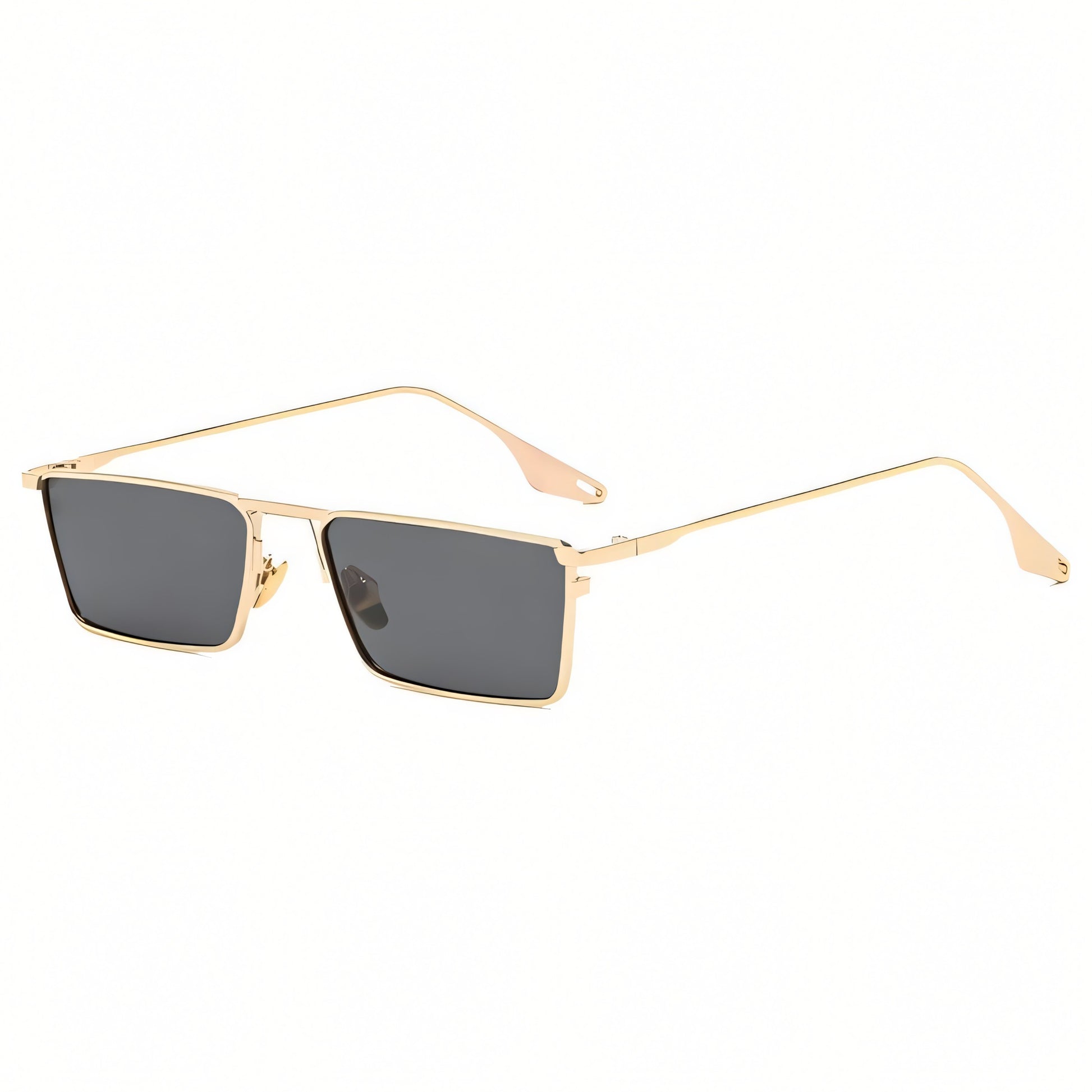 Aethel Square Frame Sunglasses - Gilded Gold