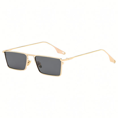 Aethel Square Frame Sunglasses - Gilded Gold