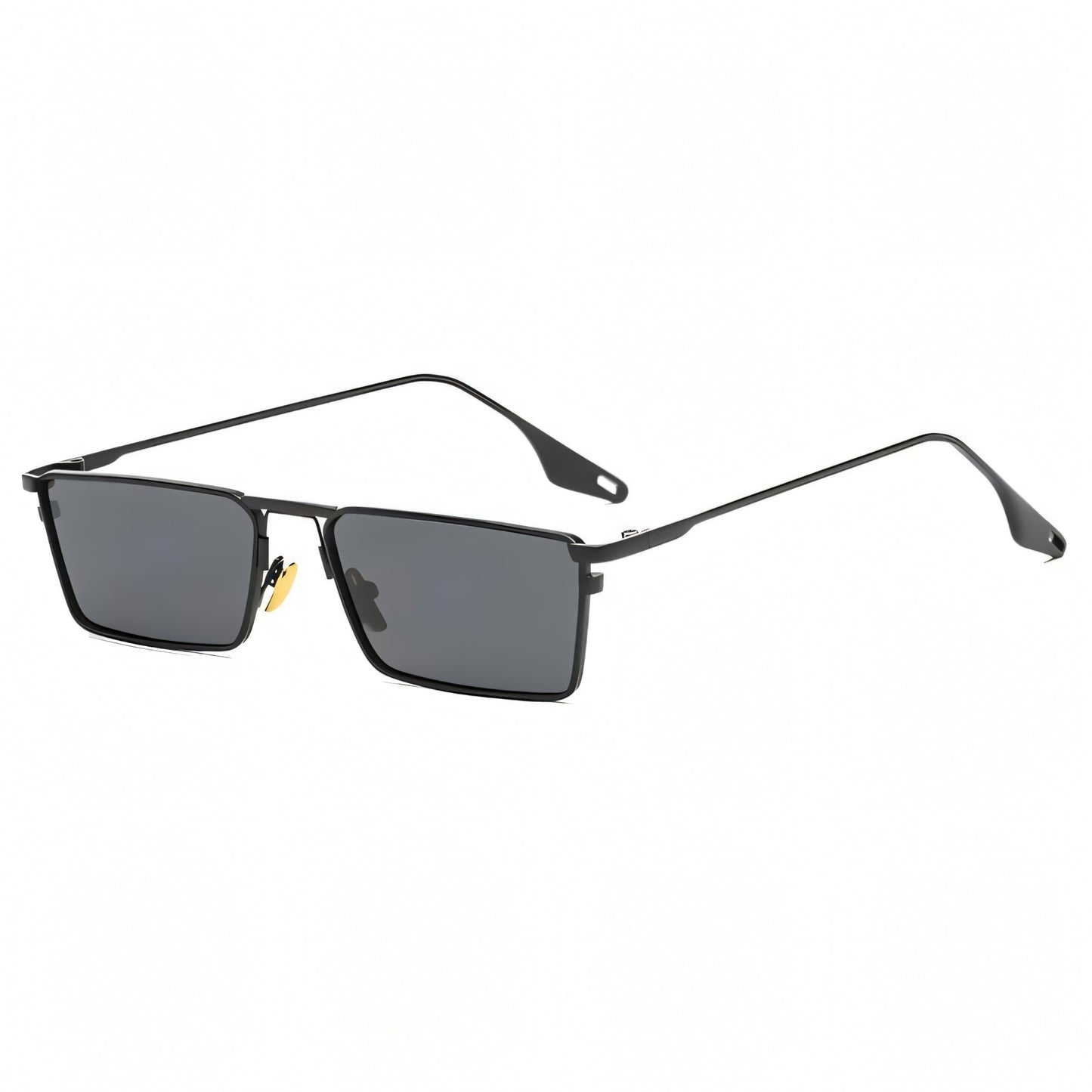 Aethel Square Frame Sunglasses - Onyx