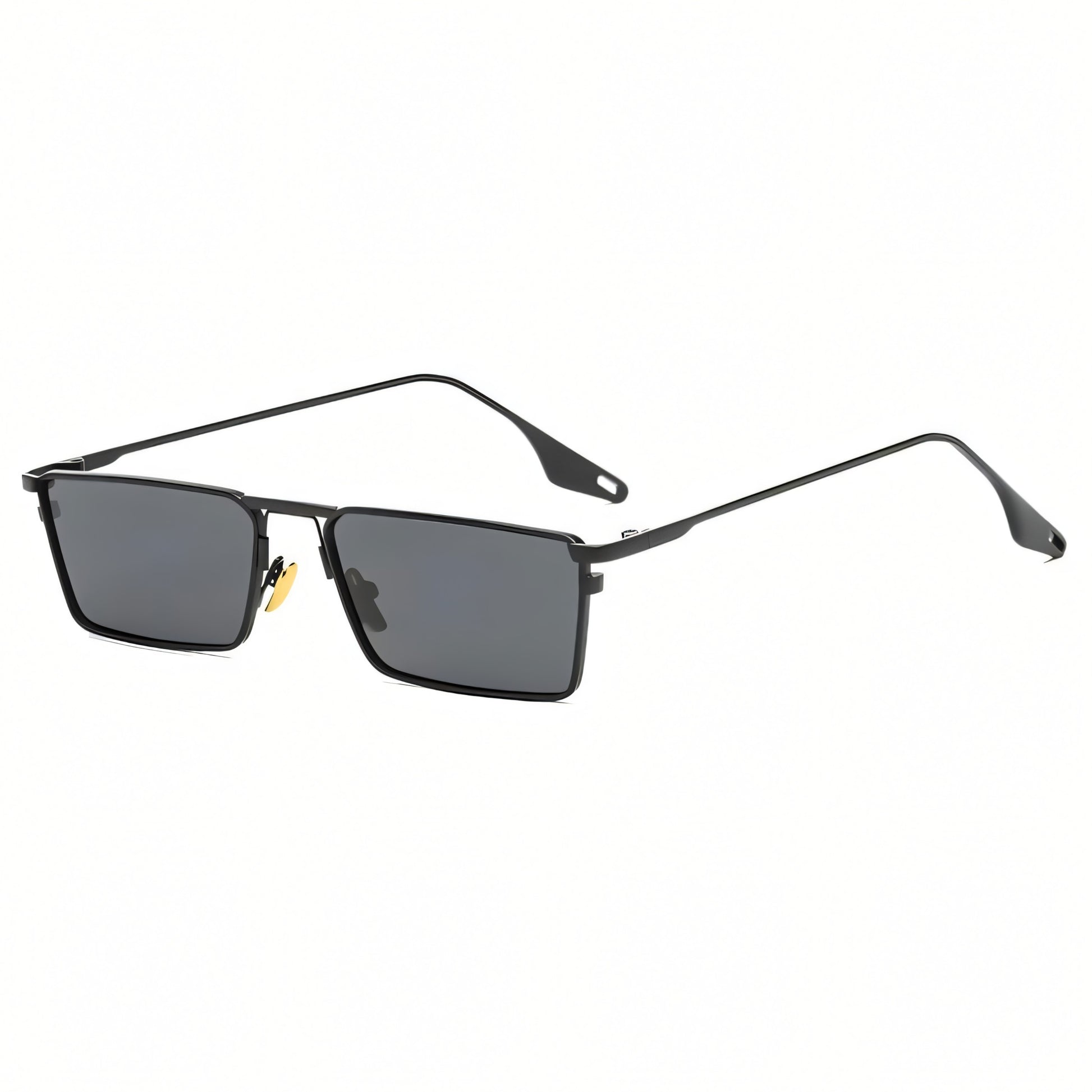 Aethel Square Frame Sunglasses - Onyx