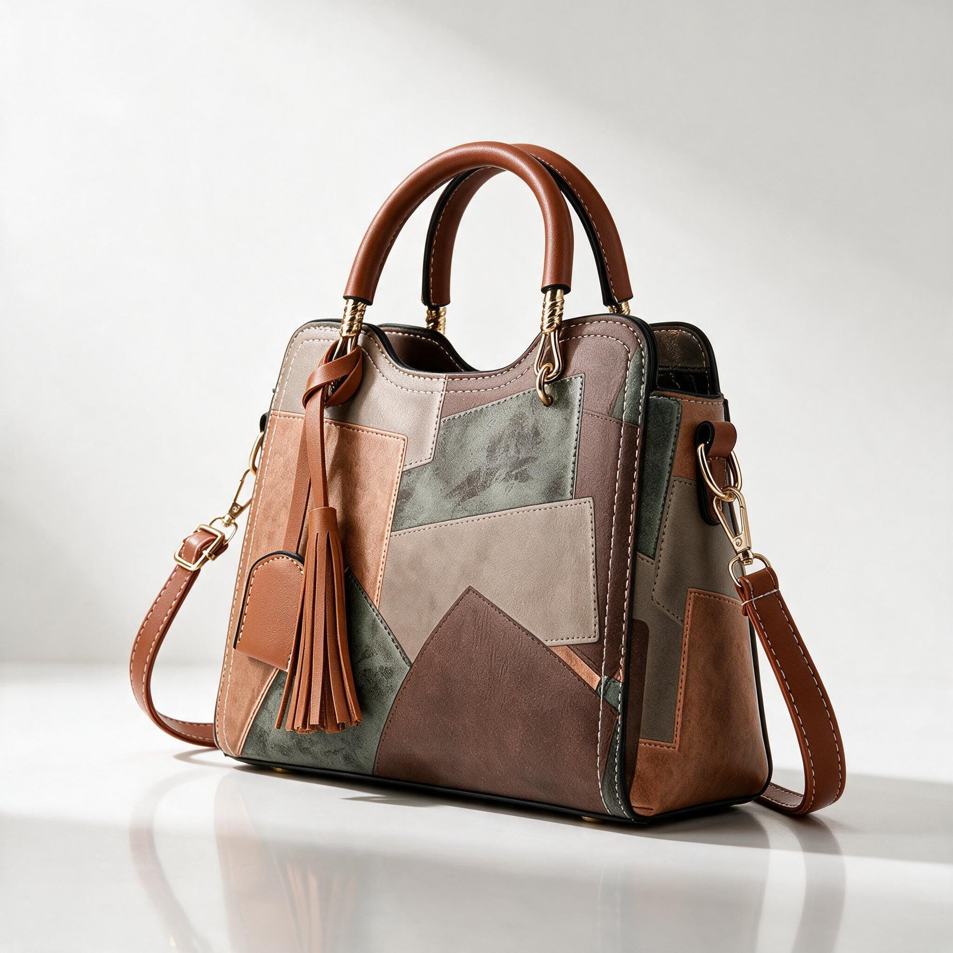 Alani Structured Handbag - Dusty Lavender