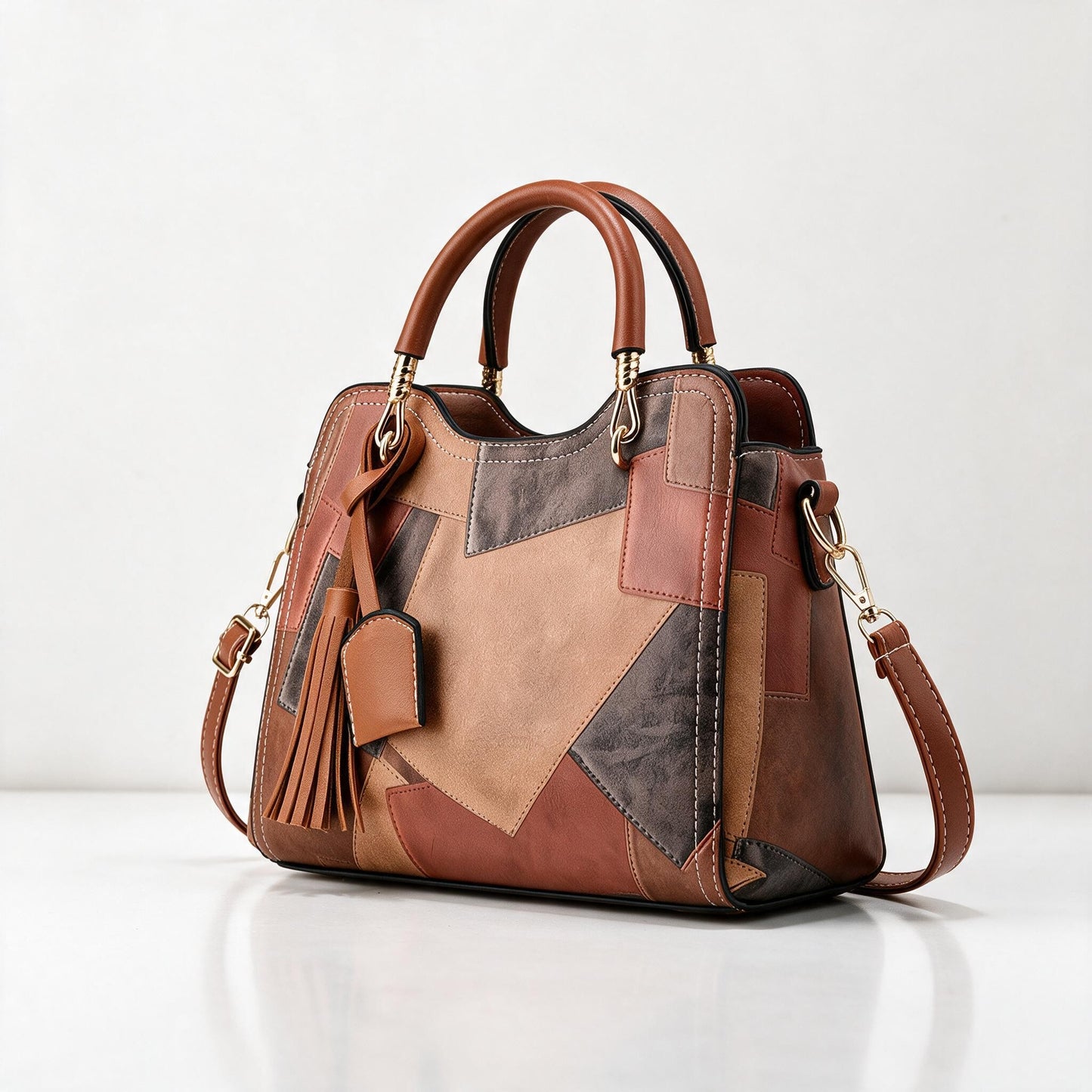 Alani Structured Handbag - Espresso