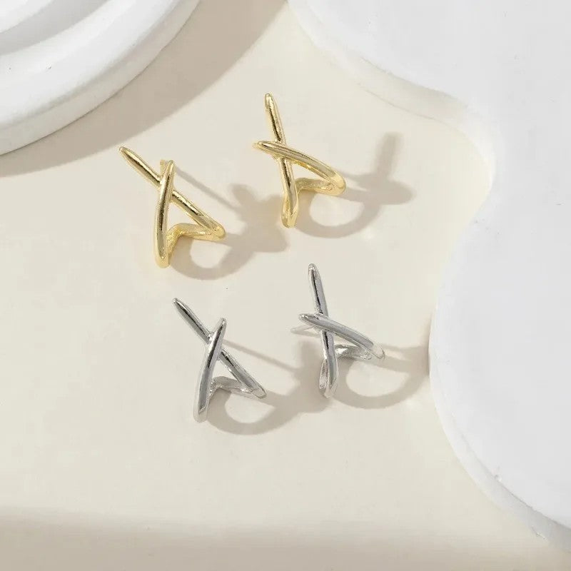Alba Cross Stud Earrings