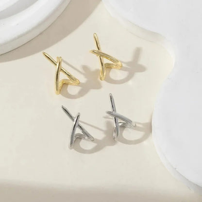 Alba Cross Stud Earrings