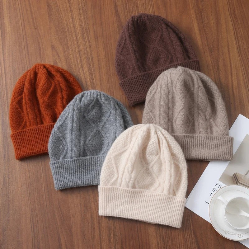 Altessa Rhombus Merino Wool Beanie