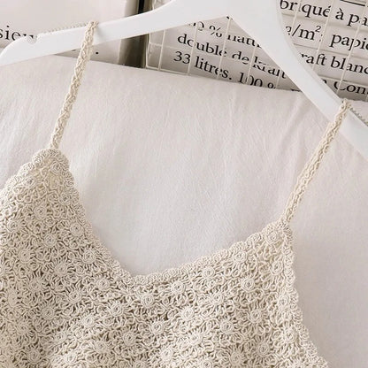 Amalfi Crochet Knit Cami