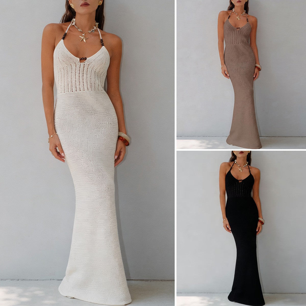Amalfi Halter Knit Dress