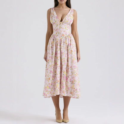 Amalfi Print Maxi Dress