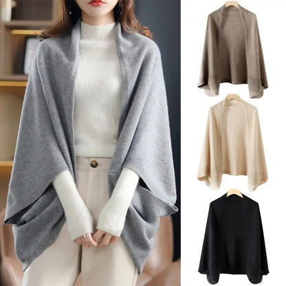 Ambrosi Cashmere Wool Cape