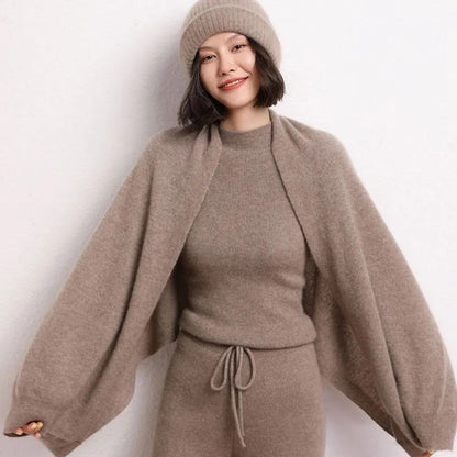 Ambrosi Cashmere Wool Cape