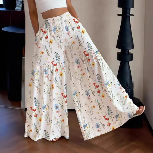 Annecy Floral Chiffon Pants