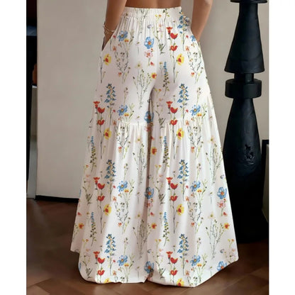 Annecy Floral Chiffon Pants
