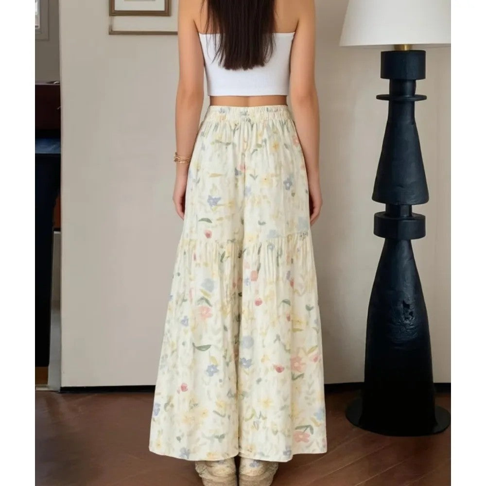 Annecy Floral Chiffon Pants