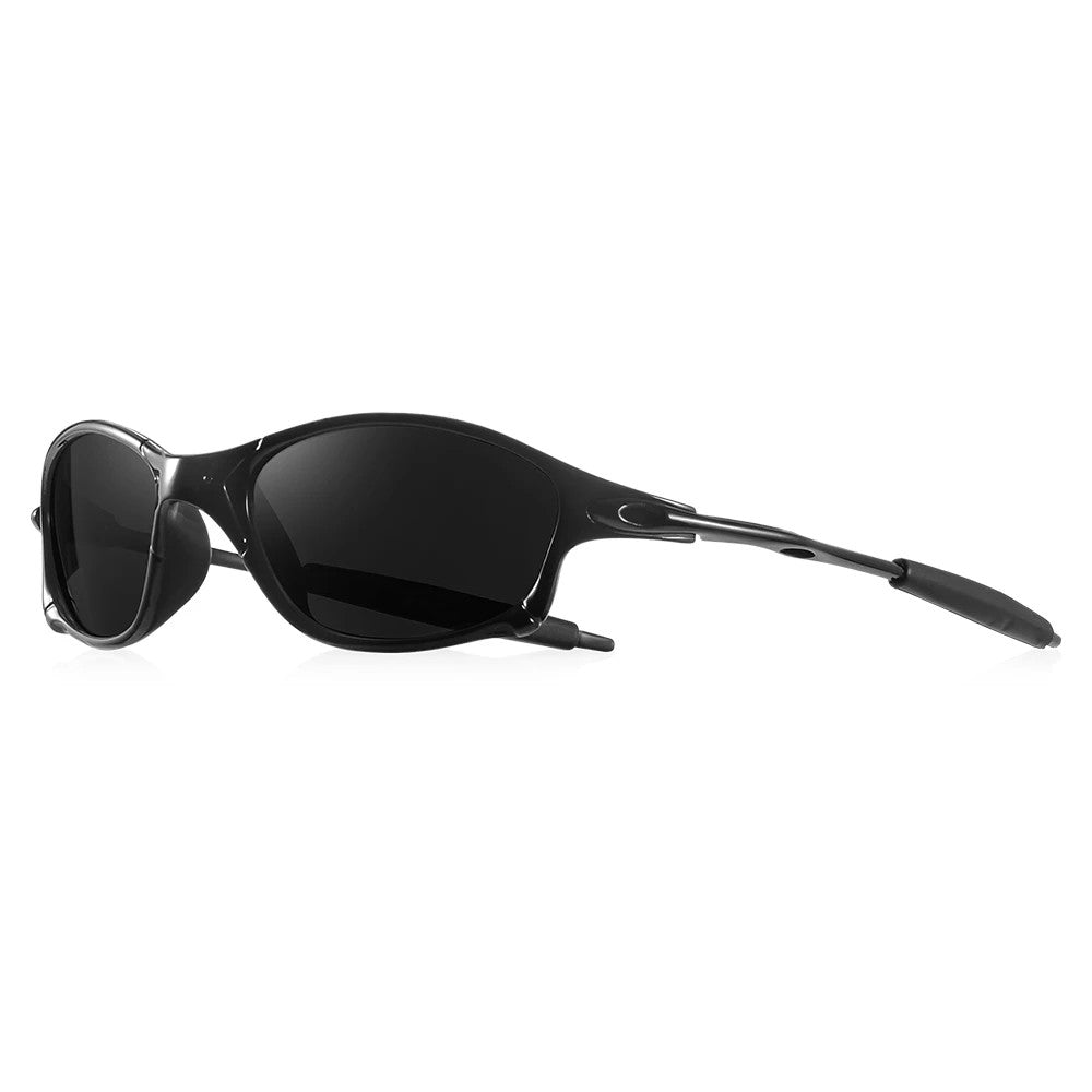Antibes Retro Full Frame Sunglasses - Obsidian Black
