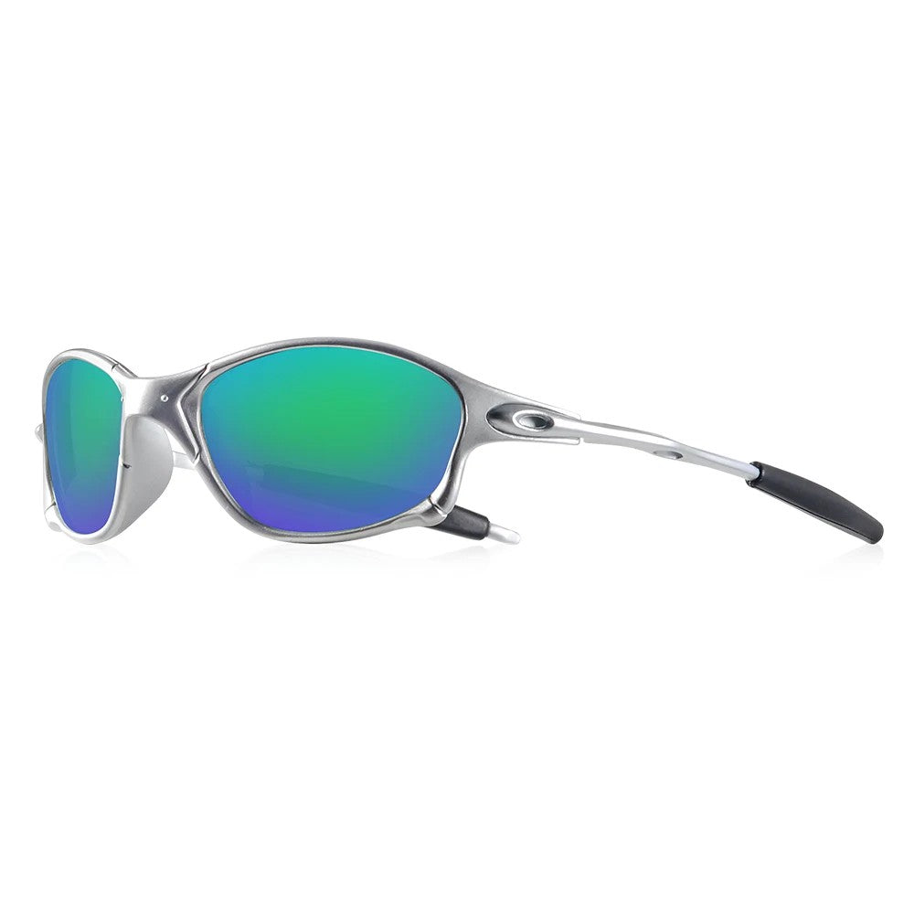Antibes Retro Full Frame Sunglasses - Veridian Green