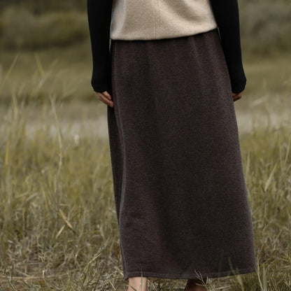 Assisi Merino Wool Maxi Skirt