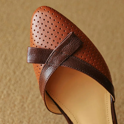 Aura Sheepskin Flat Sandals