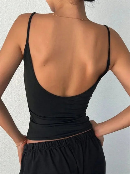 Aura Backless Crop Top