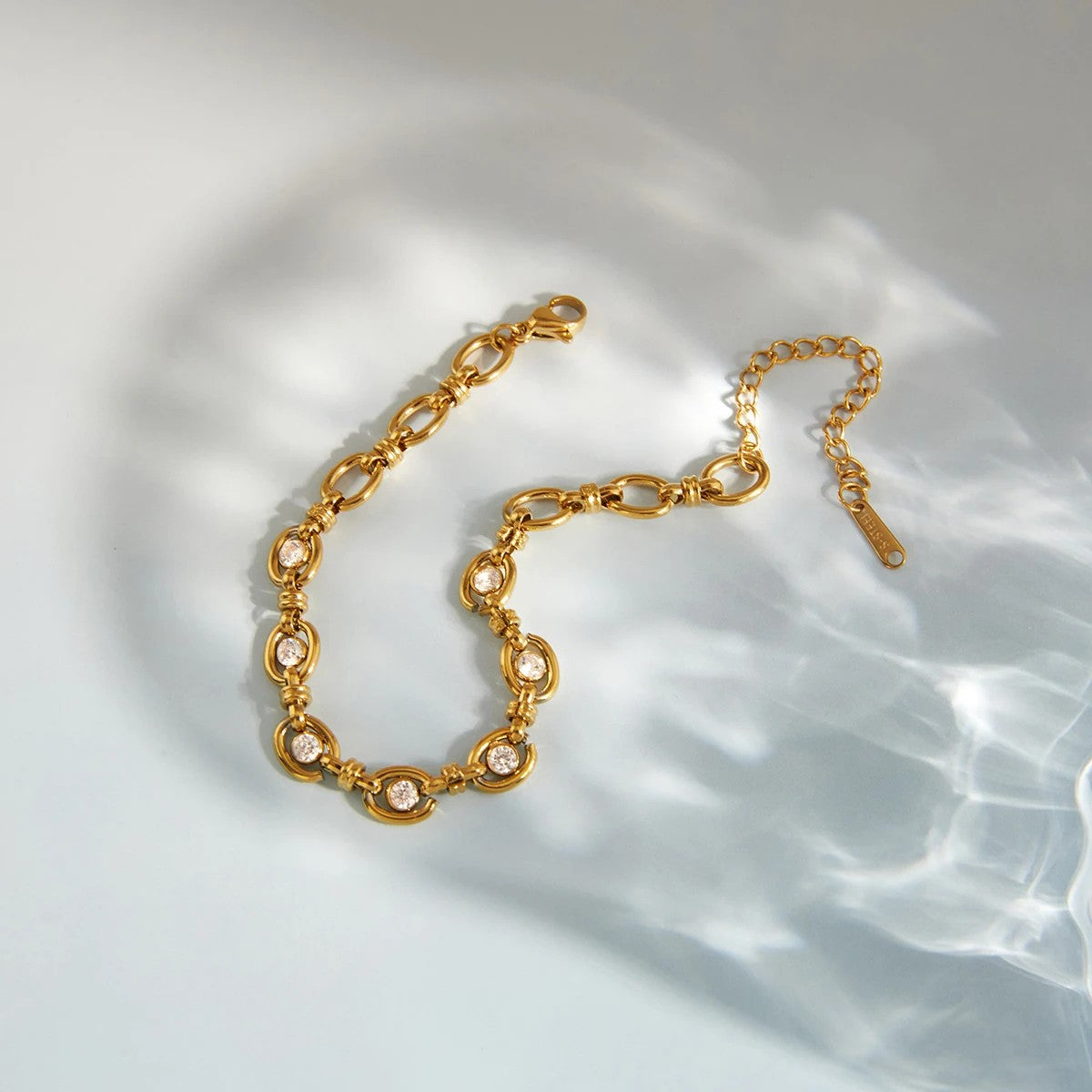 Aura Zircon Link Bracelet