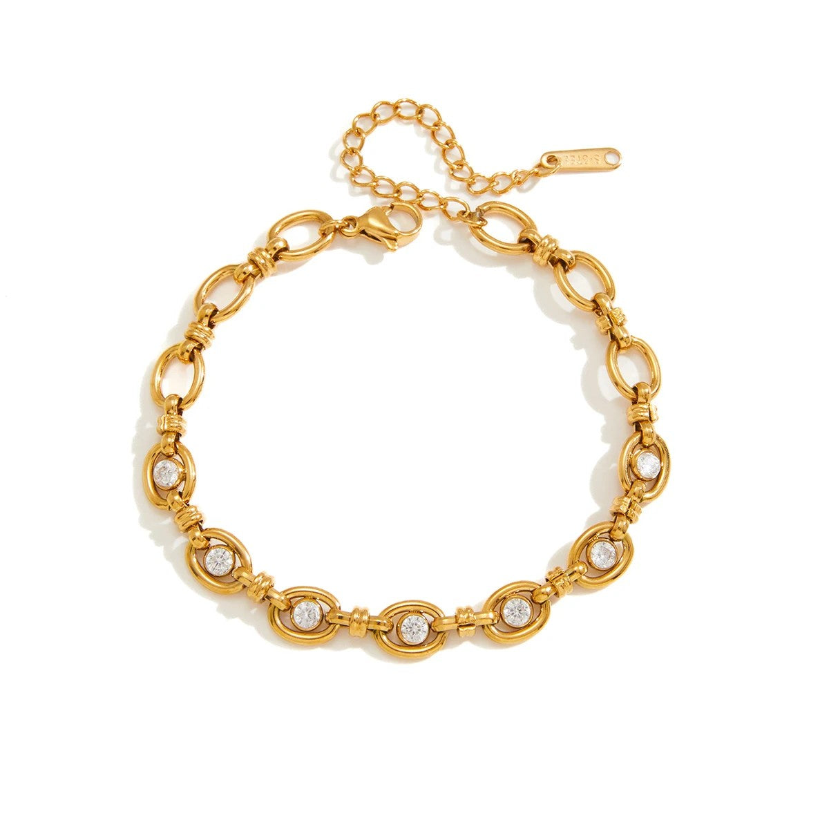 Aura Zircon Link Bracelet