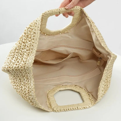 Avignon Rattan Tote Bag