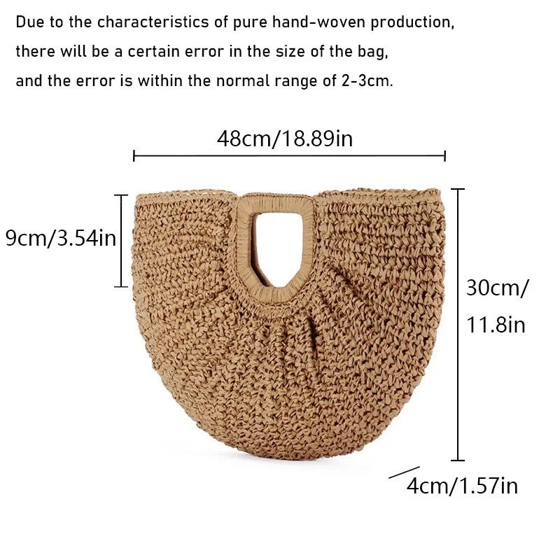 Avignon Rattan Tote Bag