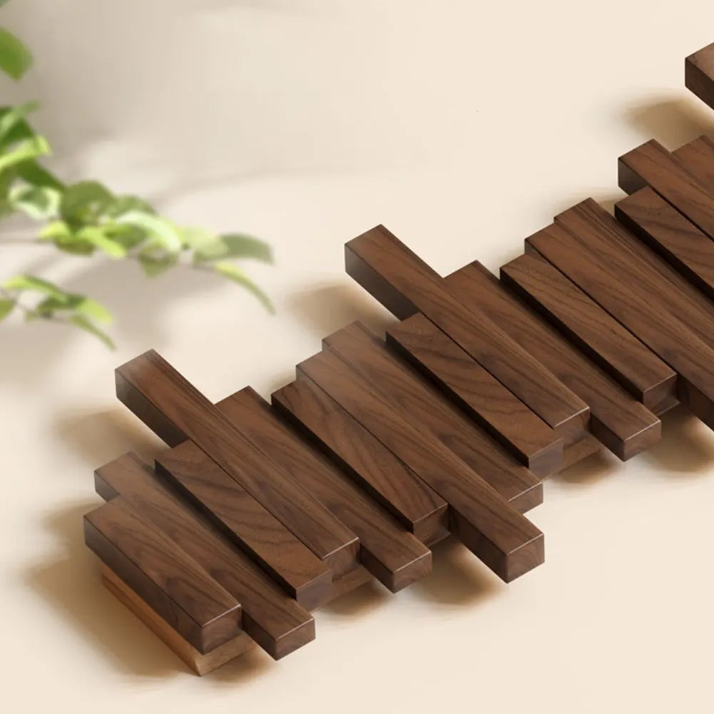 Axiom Walnut Wall Rack