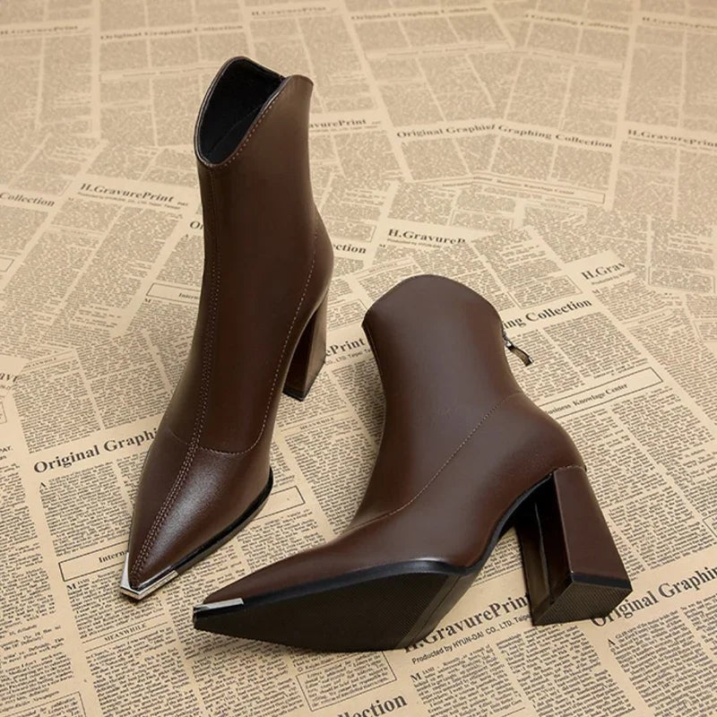 Bari Chrome Chelsea Boot - Sepia Fleece