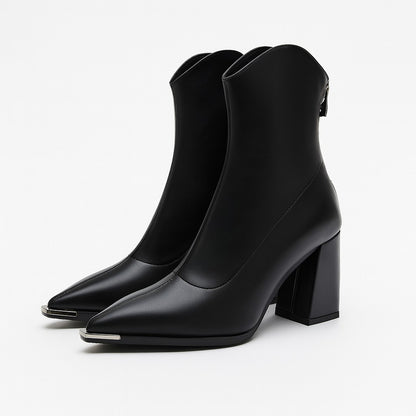 Bari Chrome Chelsea Boot - Obsidian