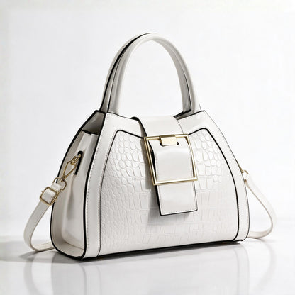 Bellini Structured Handbag - Chalk White